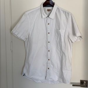 1901 White Cotton Button-Up